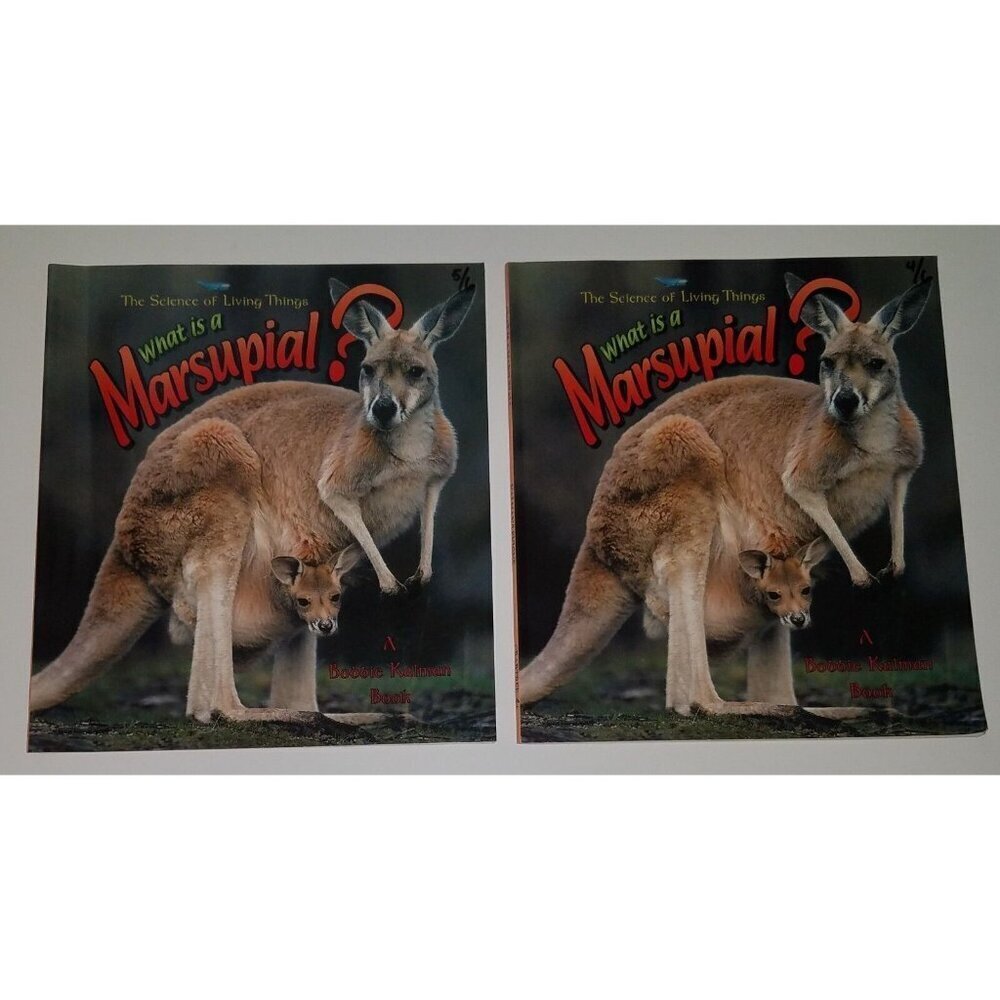 What is a Marsupial 2 PBK Book Lot Duplicates Teacher Classroom Kangaroo Science